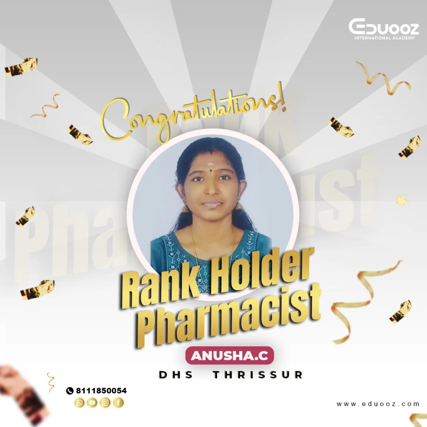 Rank holder portrait: anusha.jpeg